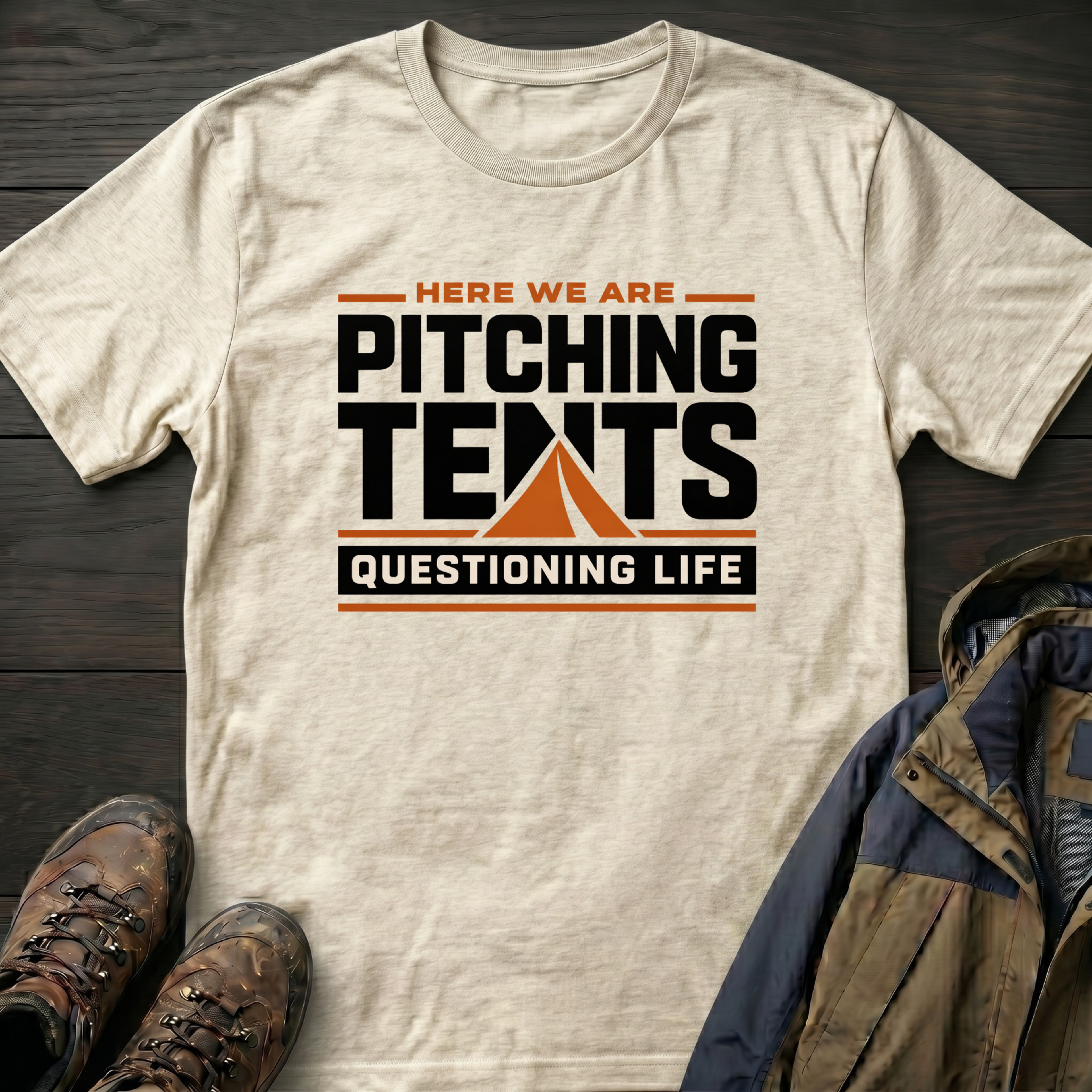 Pitching Tents 2 T-Shirt