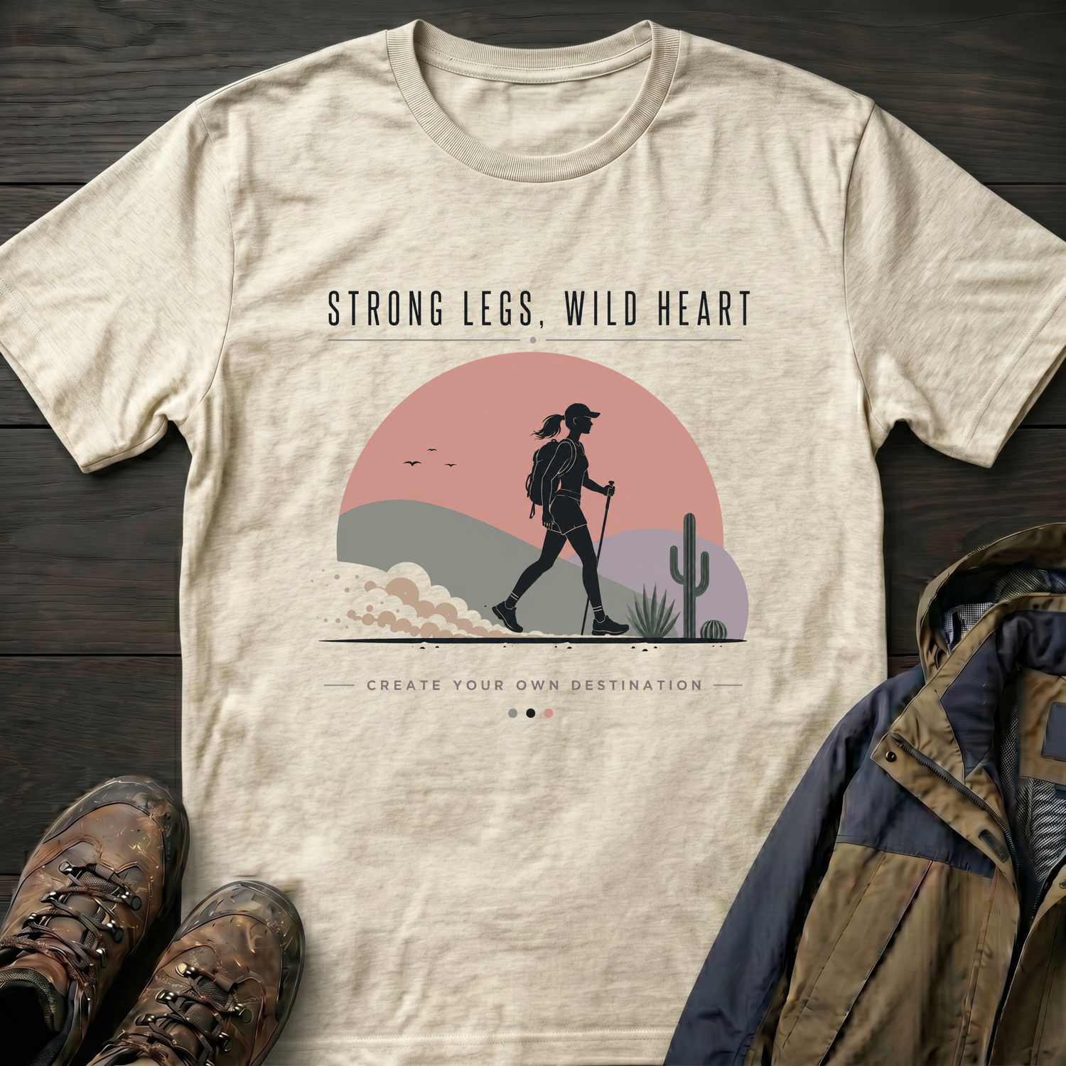 Strong Legs Wild Heart T-Shirt