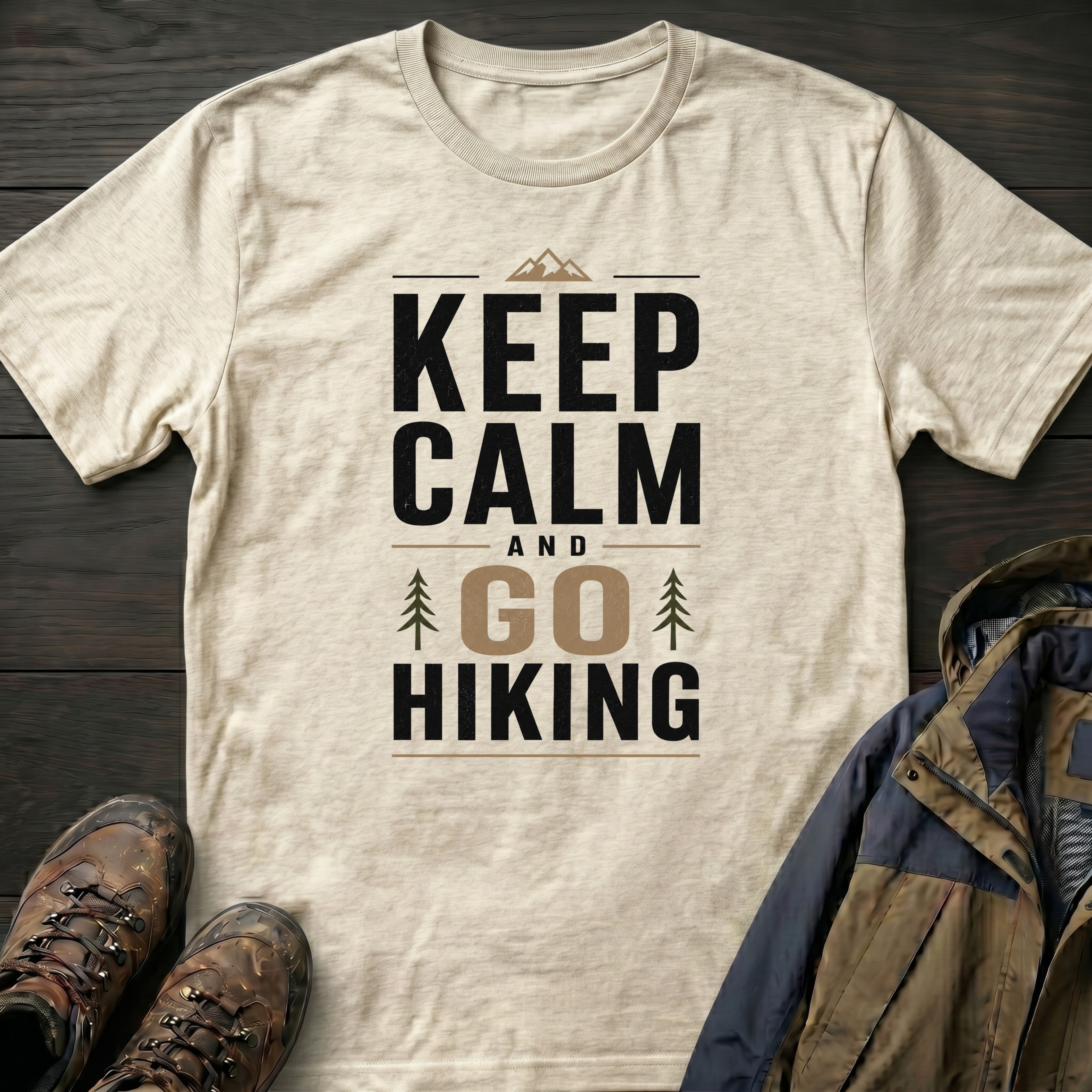 Keep Calm and Go Hiking T-Shirt