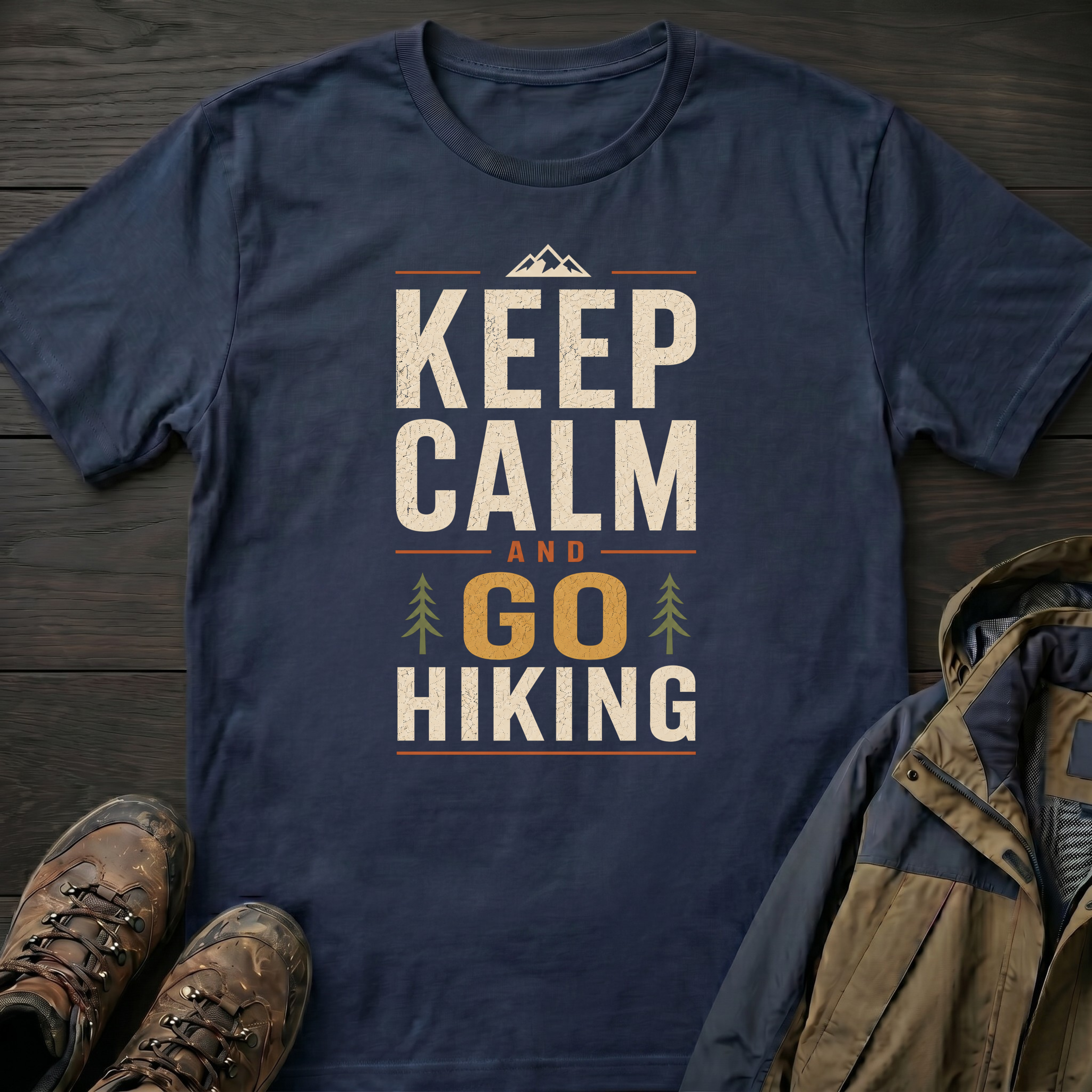 Keep Calm and Go Hiking T-Shirt