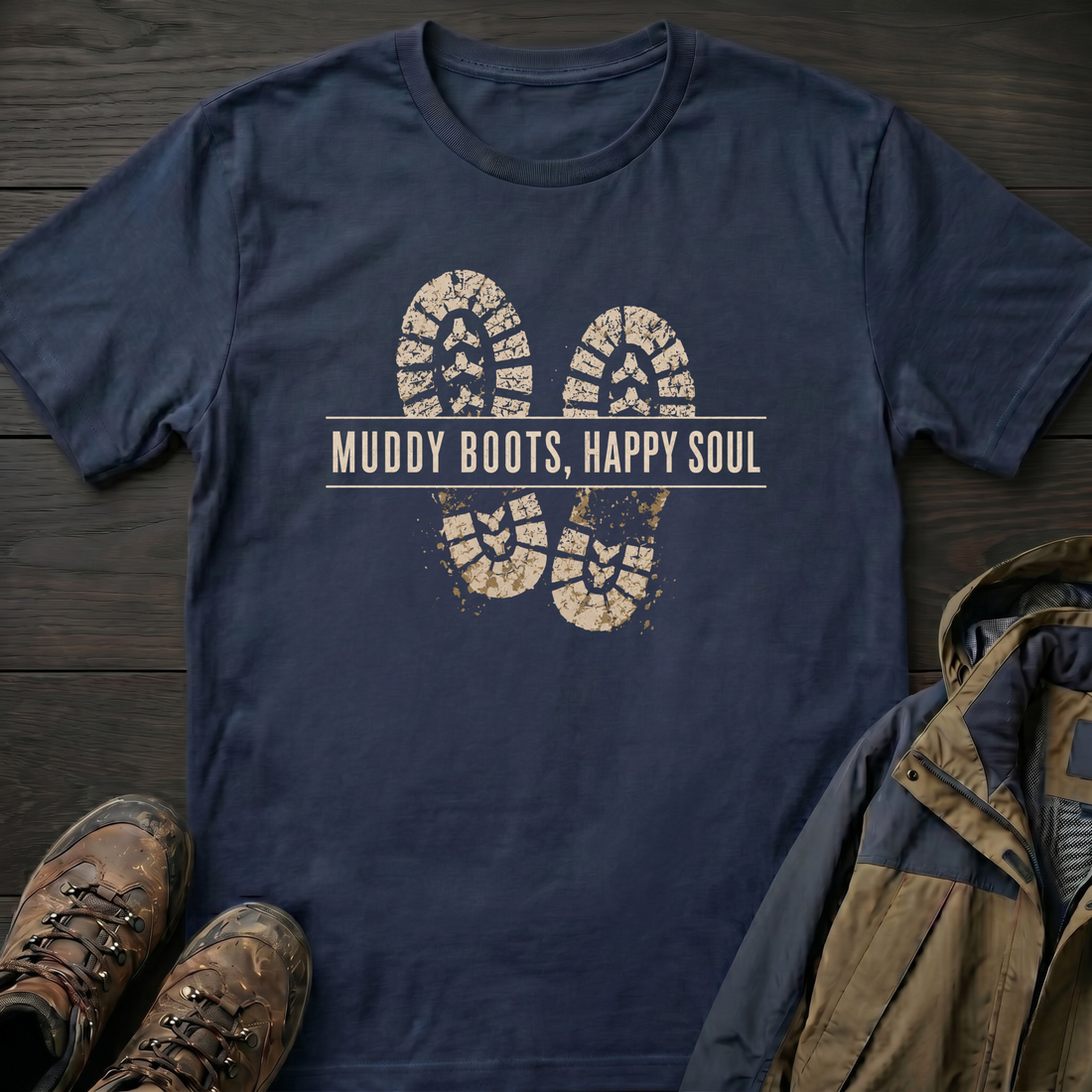 Muddy Boots Happy Soul T-Shirt