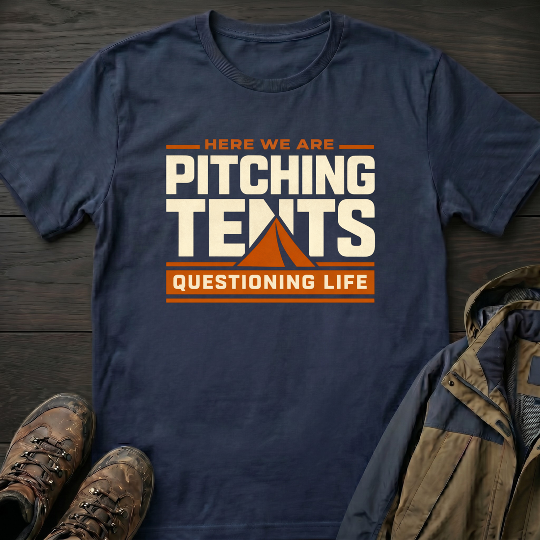 Pitching Tents 2 T-Shirt