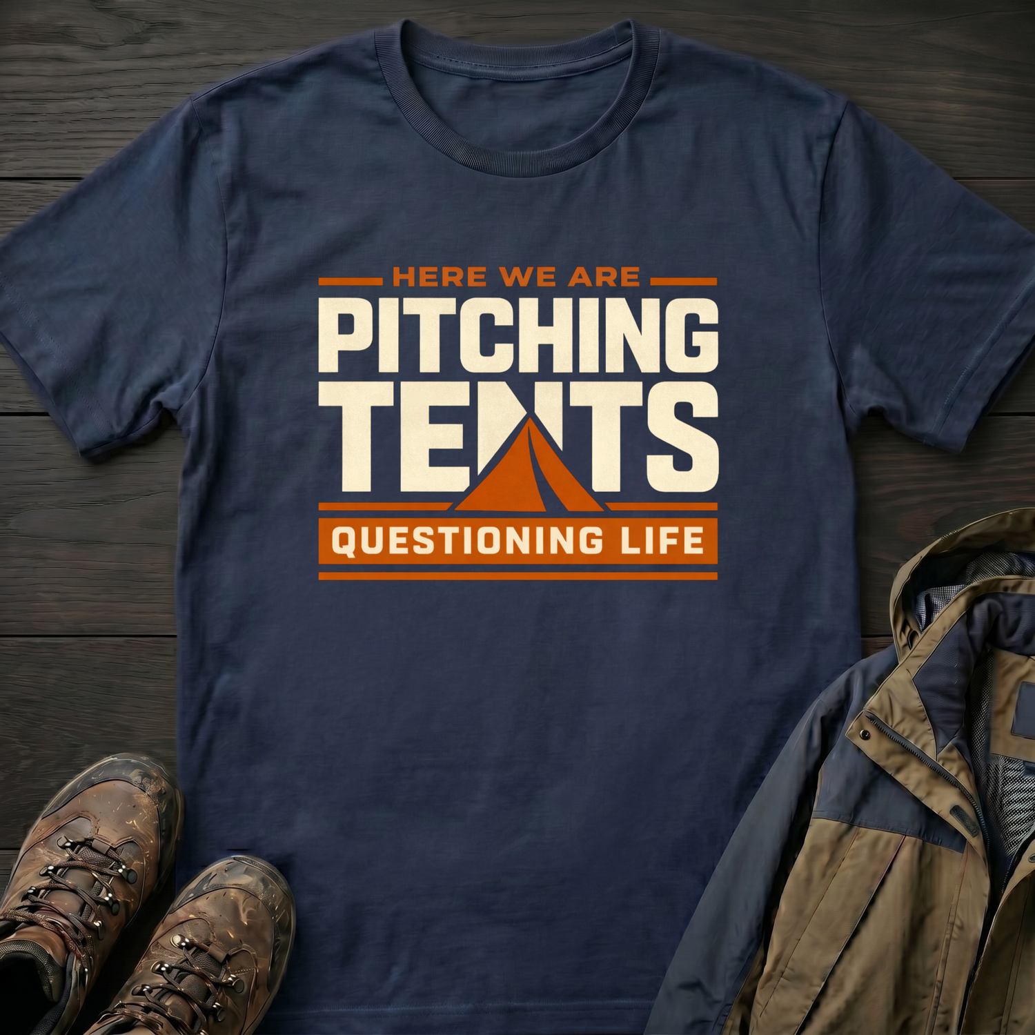 Pitching Tents 2 T-Shirt