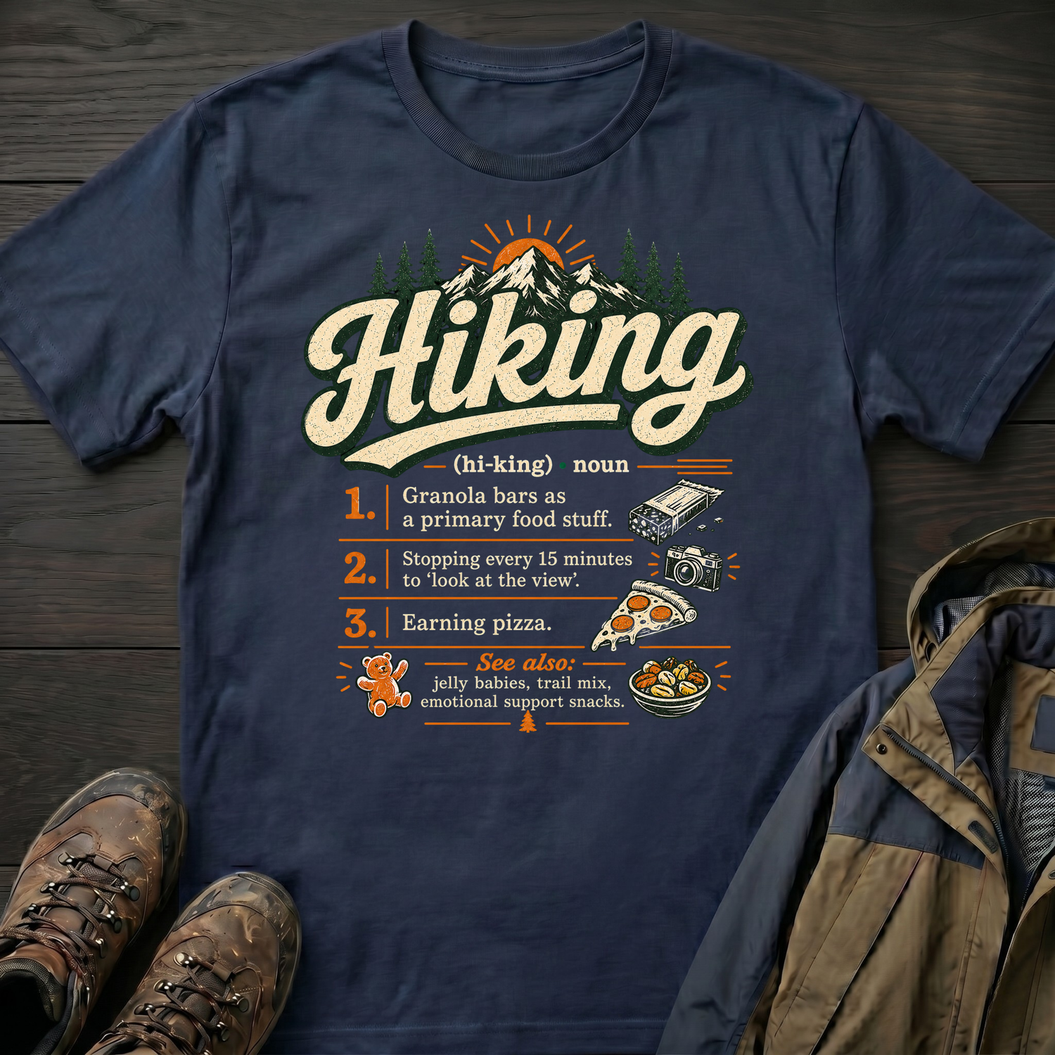 Hiking (Noun) T-Shirt