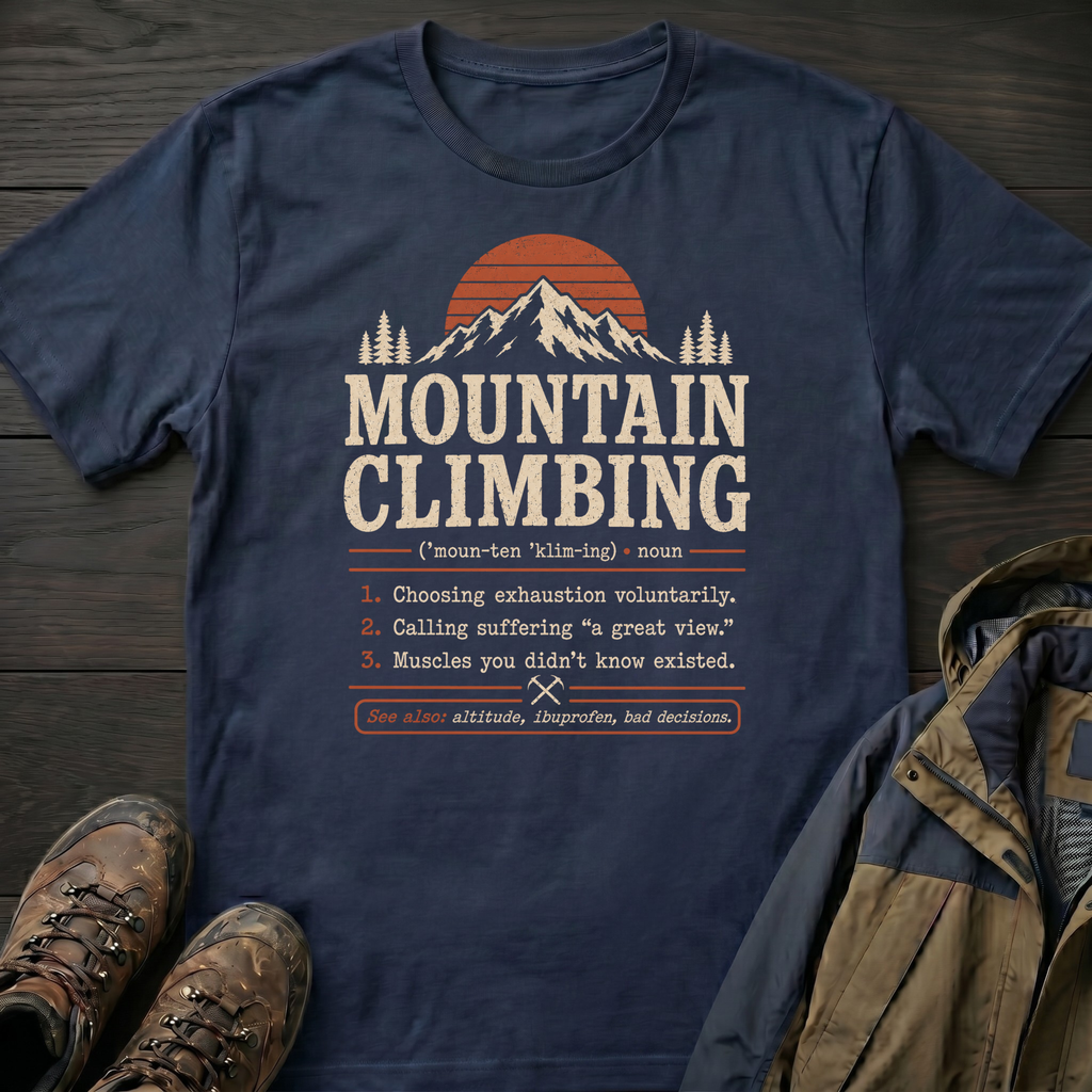 Mountain Climbing (Noun) T-Shirt