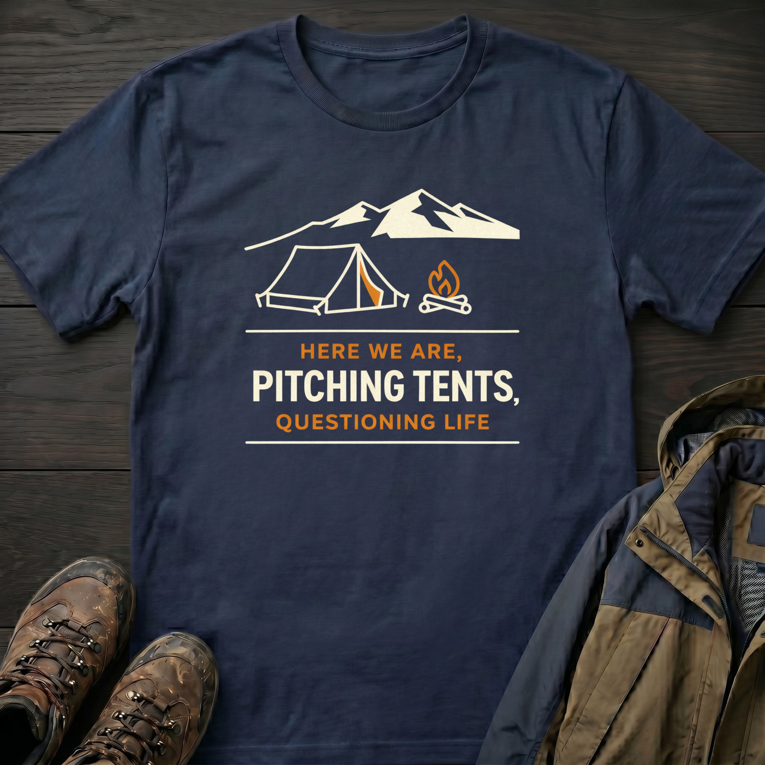 Pitching Tents 3 T-Shirt
