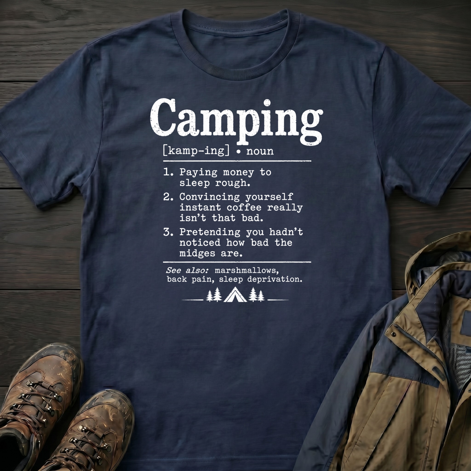 Camping (Noun) T-Shirt