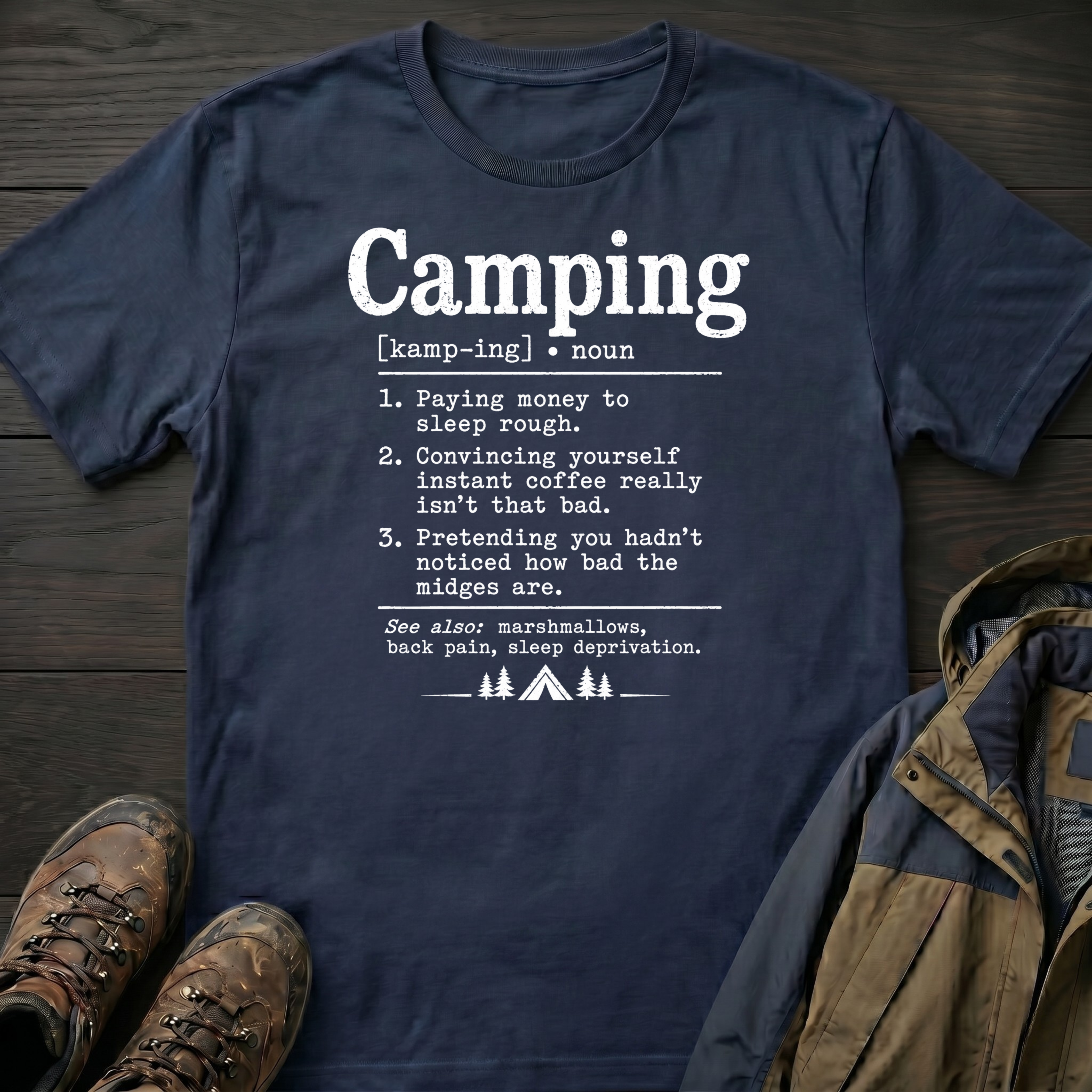 Camping (Noun) T-Shirt