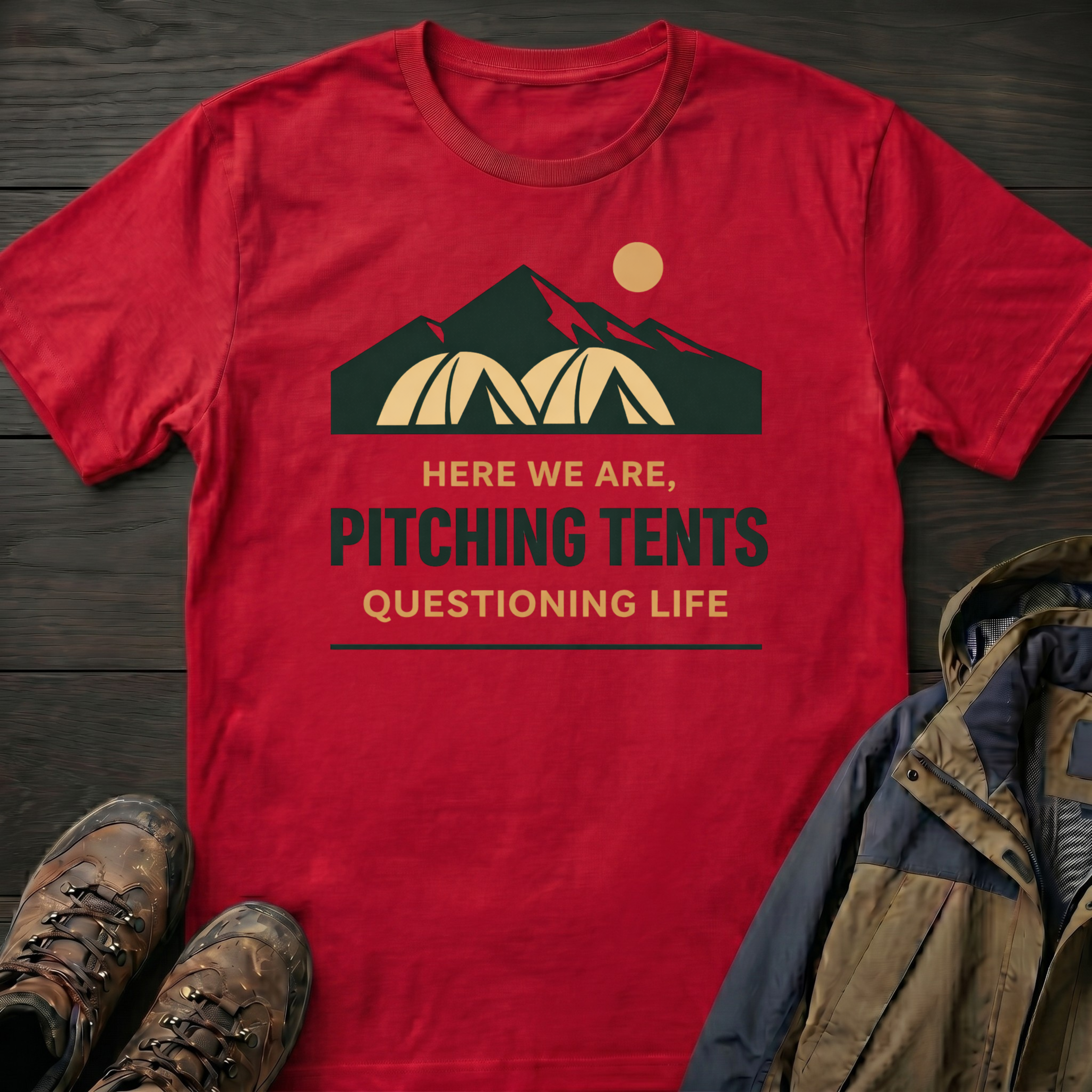 Pitching Tents T-Shirt