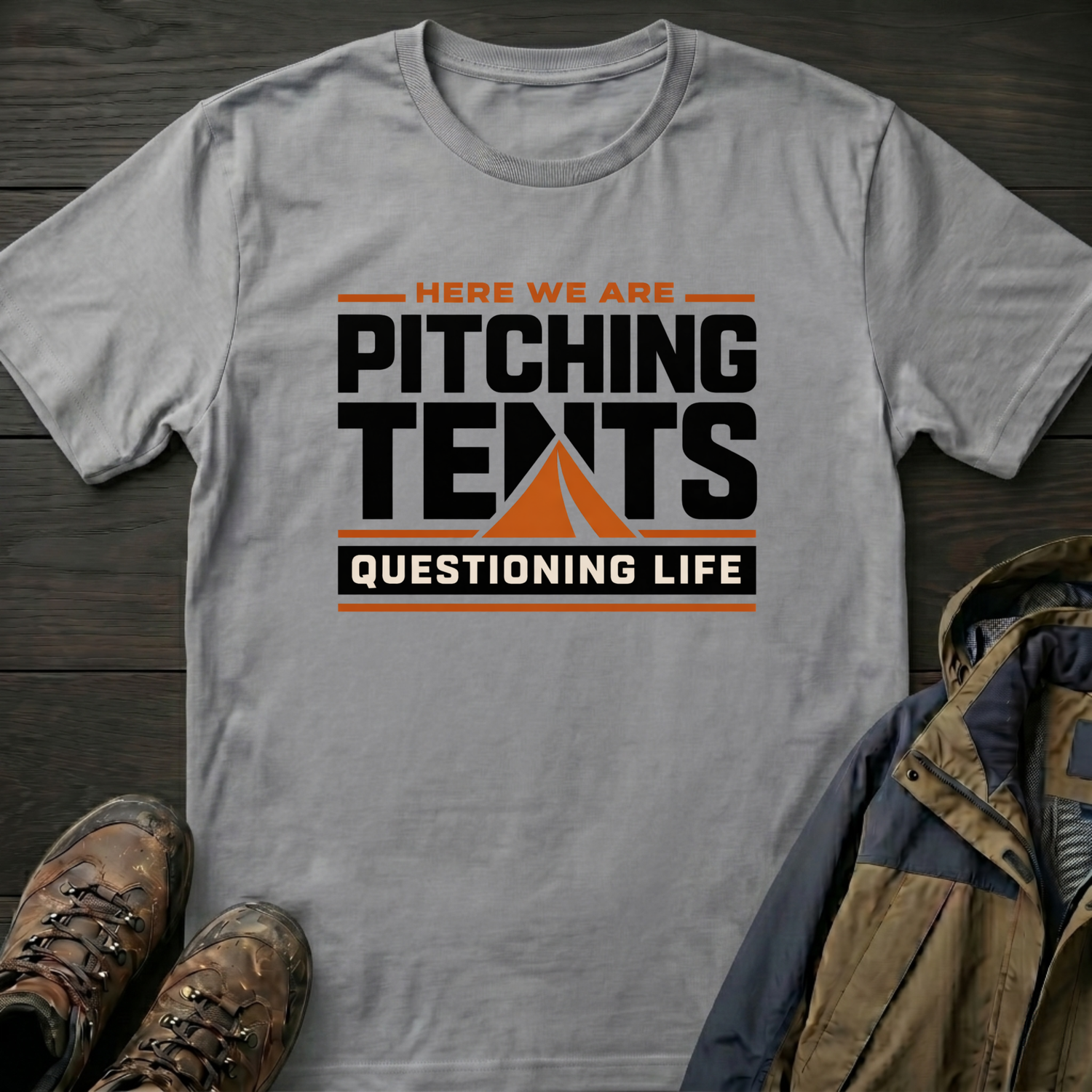 Pitching Tents 2 T-Shirt