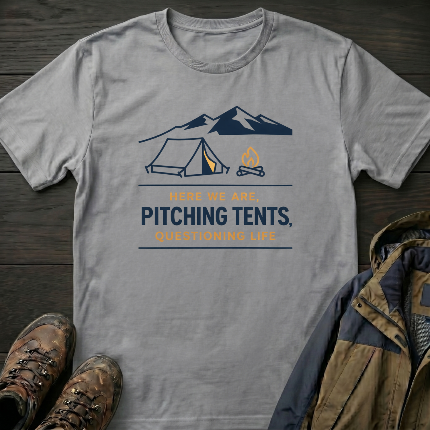 Pitching Tents 3 T-Shirt