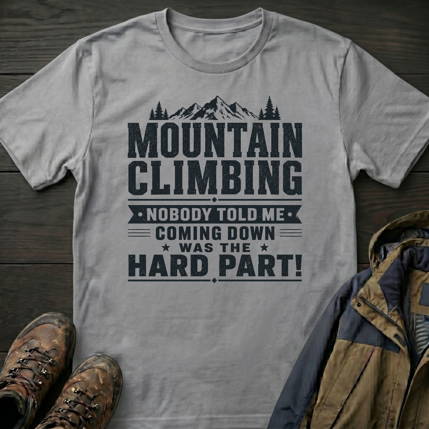 Down is the Hard Part T-Shirt