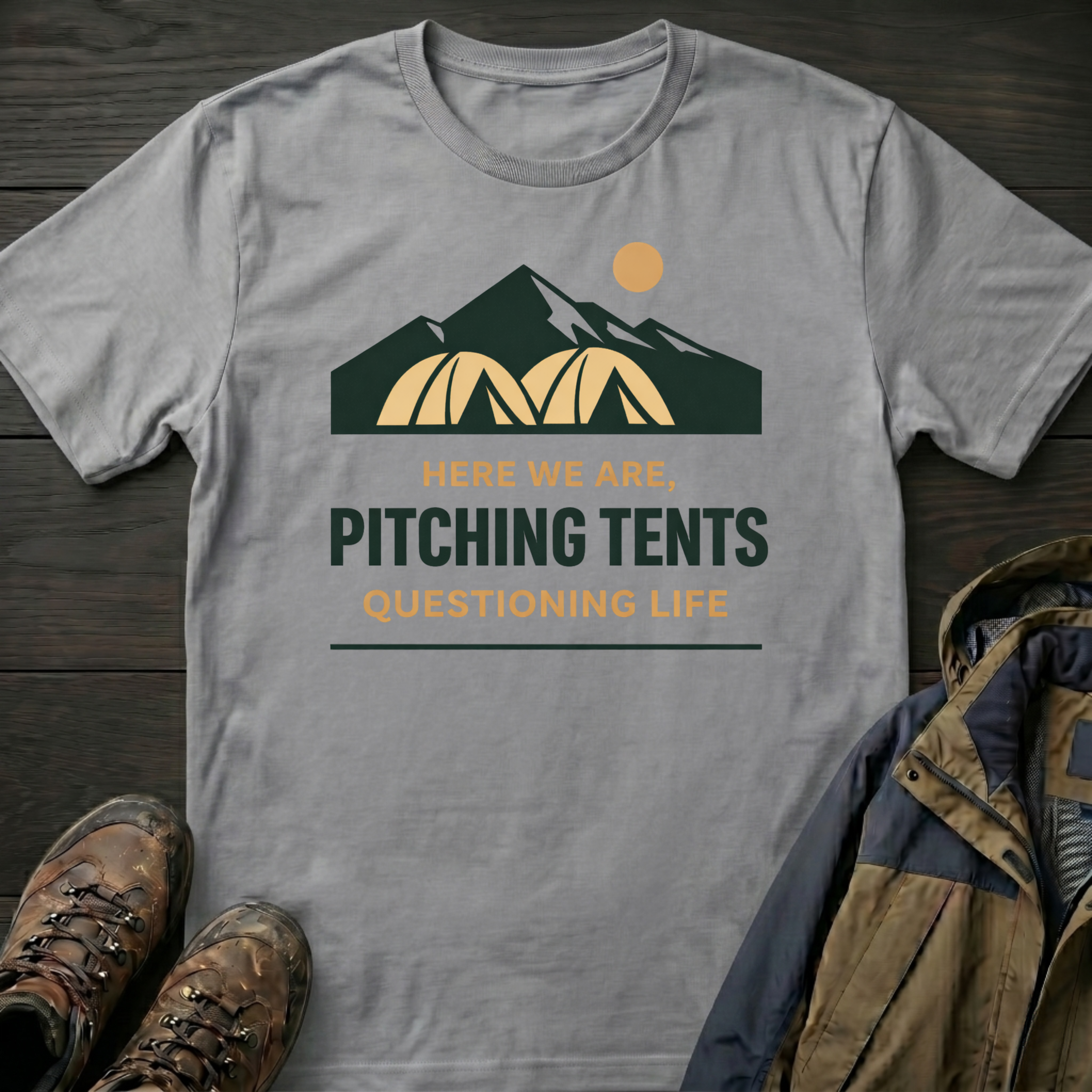 Pitching Tents T-Shirt