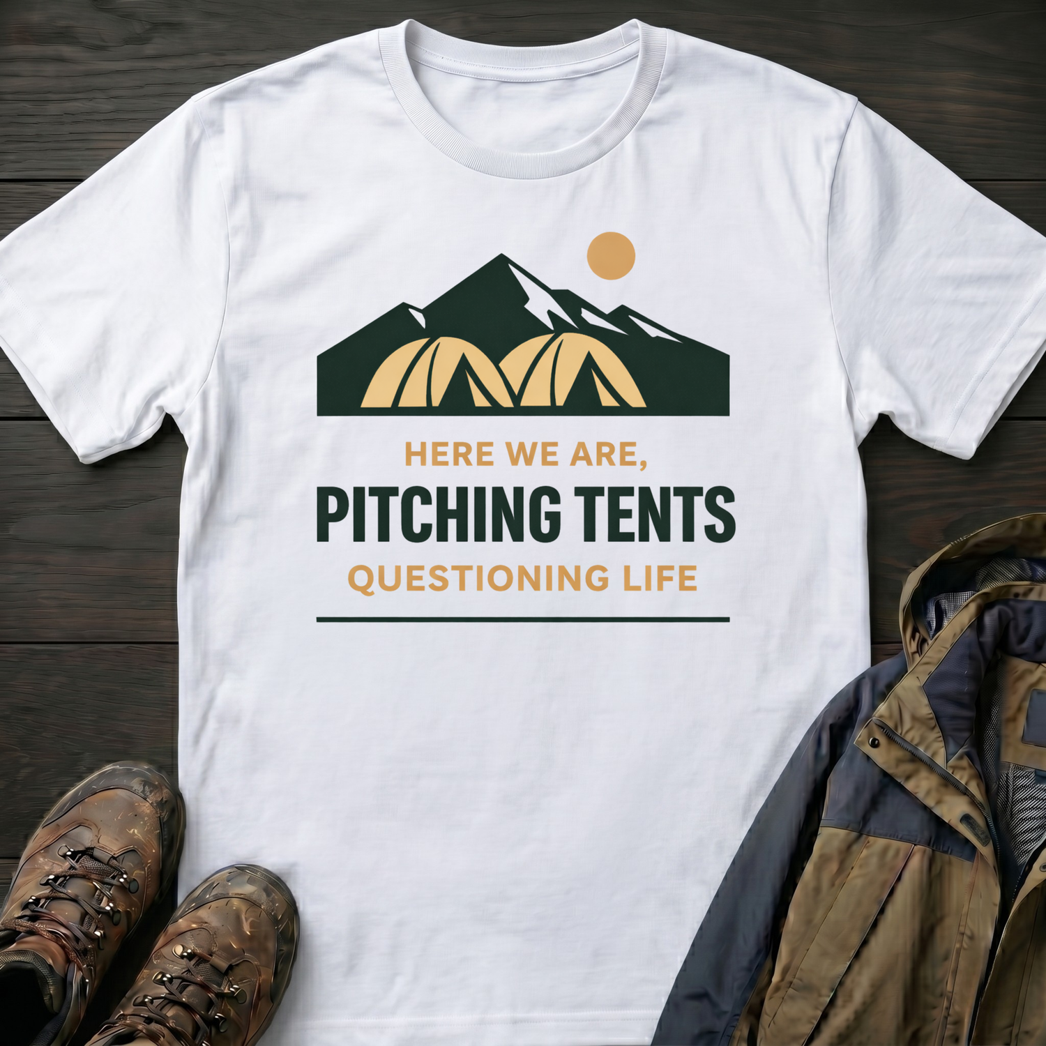 Pitching Tents T-Shirt