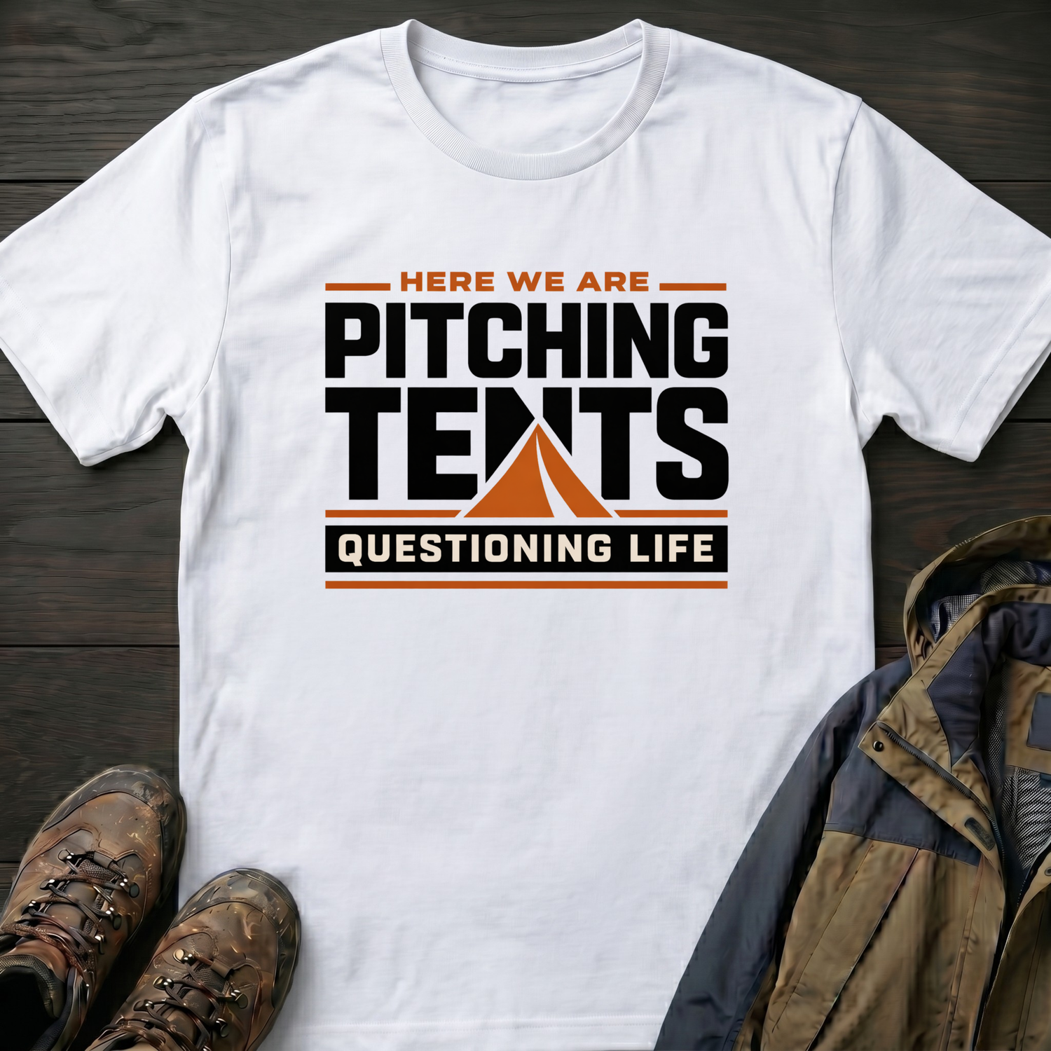 Pitching Tents 2 T-Shirt