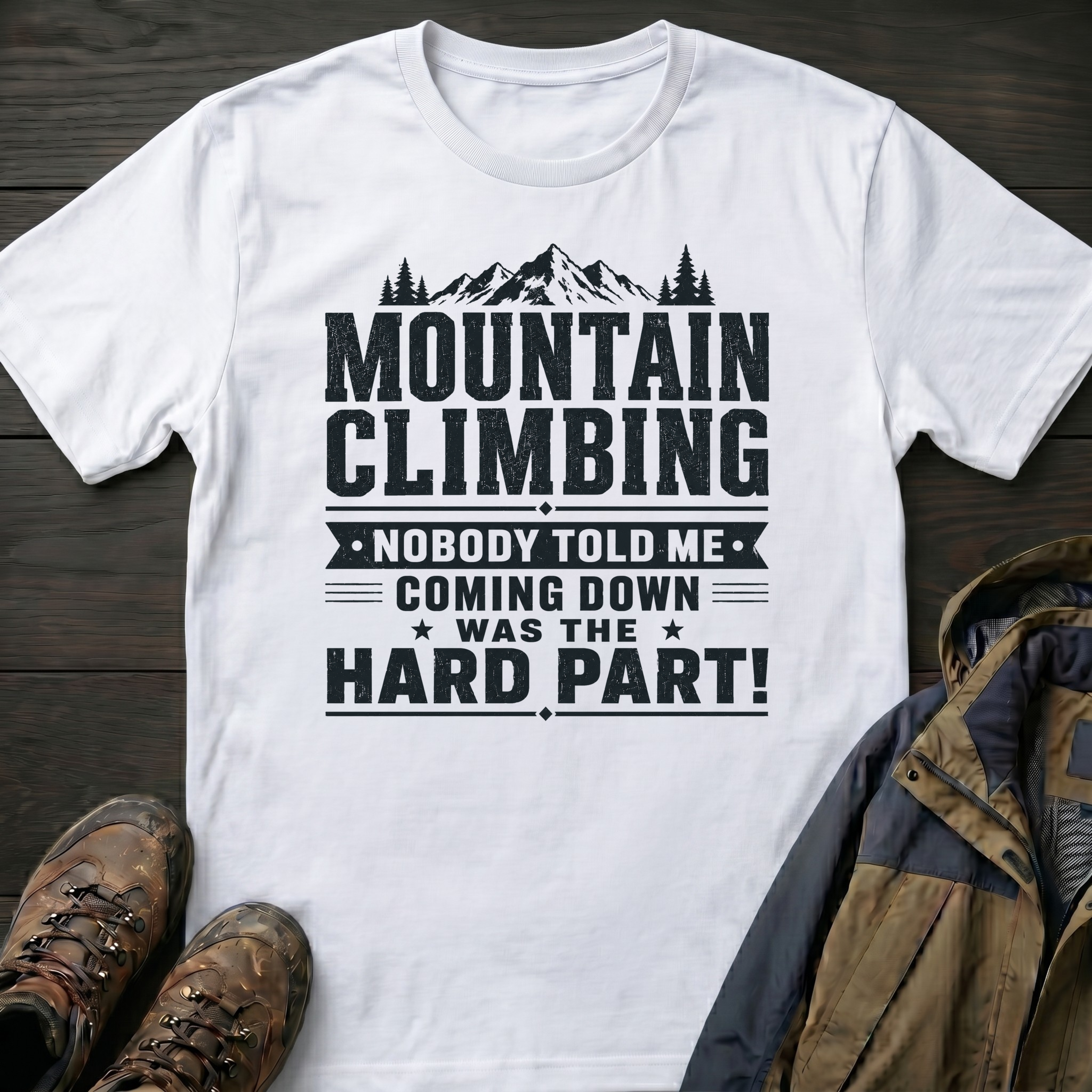 Down is the Hard Part T-Shirt
